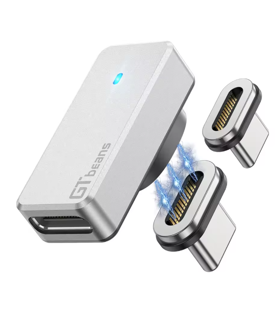 USB 3.1 PD 140W Magnetic Type C Adapter For Macbook Notebook Redmi Huawei Splitter Converter Fast Charge Data Charger 8K HD Hub
