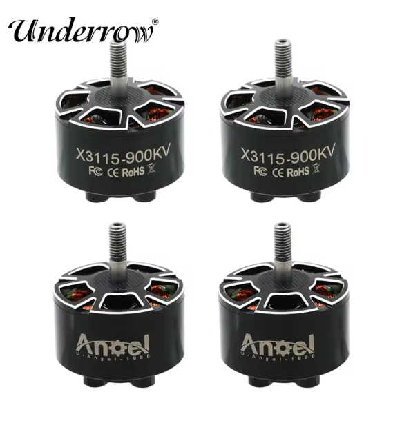 4pcs/lot UAngel X3115 3115 900KV 1050KV 1200KV 6S Brushless Motor for FPV Freestyle 9inch 10inch Long Range Cinelifter RC Drones