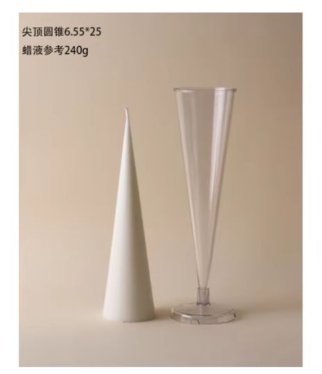 Spire Cone Candle Molds Conjoined Star Plastic Moulds Pyramid and Many Other Large Plastic Candle Molds Plastic Molds