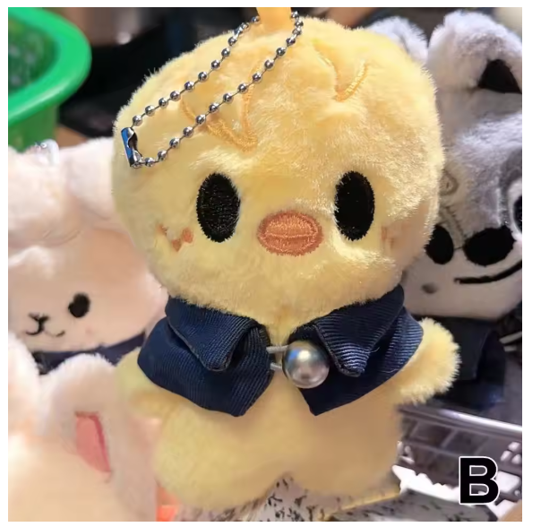 10cm Animal Plush Toys Doll Keychain Cute Doll Plush Keychain Cute Rabbit Dog Chick Pig Stuffed Plush Toys Dolls keyring
