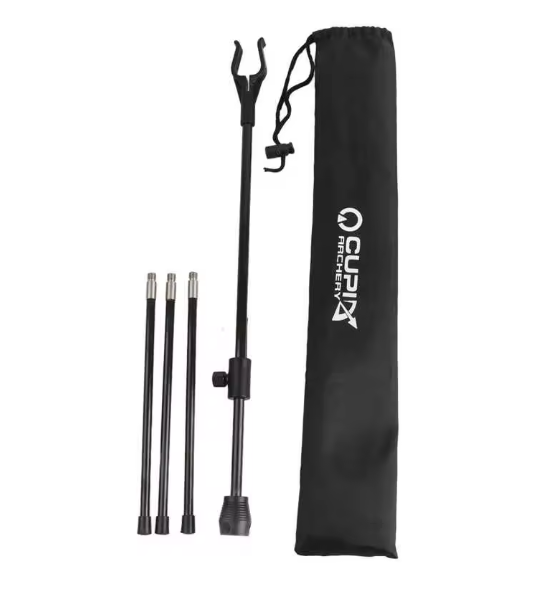 Archery Bow Stand Adjustable Recurve Bow Holder Removable Stander Assemble Hanger for Archery Hunting Shooting Outdoor Sports