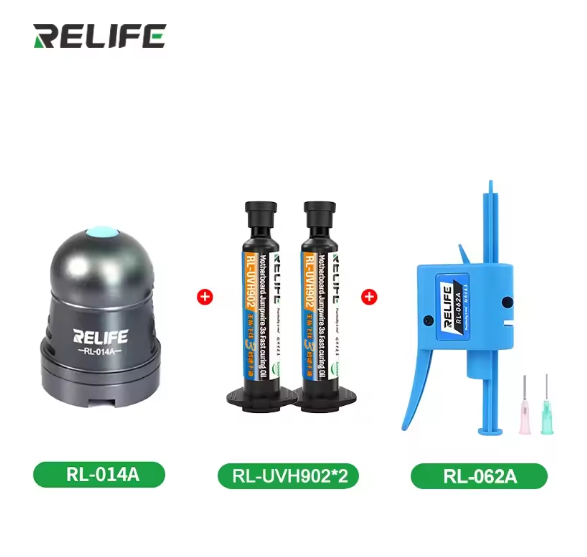 RELIFE RL-UVH902 Motherboard Jumping Wire 3 Seconds Quick Dry Oil Jumping Wire Curing UV-curing Ink Motherboards and Fly-wires