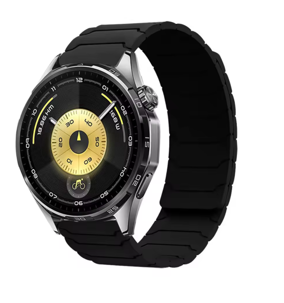 20/22mm Magnetic Silicone Strap For Huawei Watch 5 GT6 Pro GT6 GT5-4-3-2 46mm Bracelet Watchband Amazfit Balance 2 Bip 6 5 Band