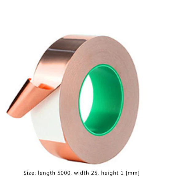 Portable Copper Foil Tape Strip Adhesive EMI Shielding for Slug Snail Barrier Repellent Pest Repeller Accessories