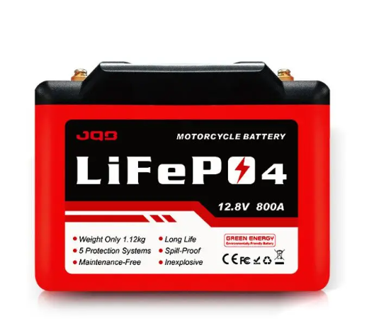 12V 24AH motorcycle suitable LiFePO4 lithium-ion Phosphate battery 12.8V 8Ah