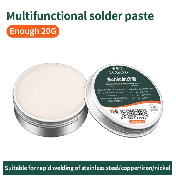 LUXIANZI Multifunctional Solder Flux Paste Rosin Electronic Parts PCB IC Repair Tool Copper iron tin Metal battery Welding Oil