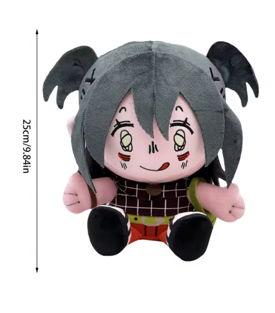 Plush Cartoon Doll 25cm Cuddly Plushie Soft Sensory Doll Plush Toy Stuffed Figure For Car Interior Bedroom Kid's Room Living