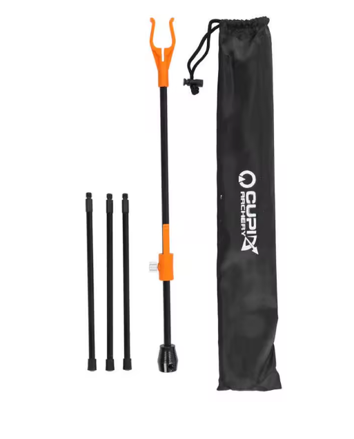 Archery Bow Stand Adjustable Recurve Bow Holder Removable Stander Assemble Hanger for Archery Hunting Shooting Outdoor Sports