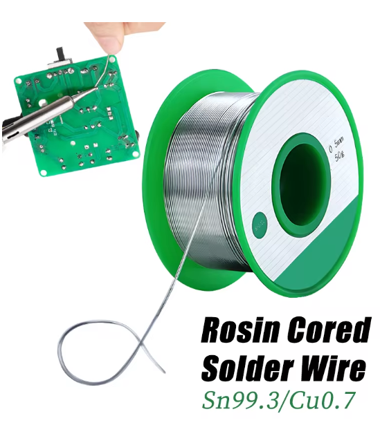 Lead-free Solder Wire Sn99.3/Cu0.7 High Purity Soldering Wire Roll for Electronic Repair Environmental Protection tin Wire Flux