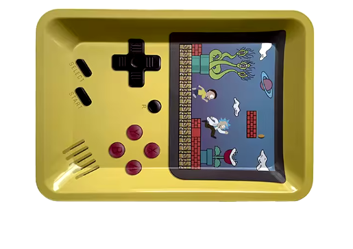 18*12.5cm Tobacco Dry Herb Vape Rolling Tray Cigarette Smoking Tool Lighter Metal Ashtray