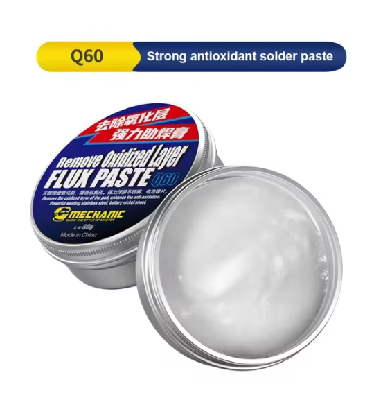 Mechanic Q60 Powerful Antioxidant Flux Paste Remove Oxidized Layer Flux Paste Enhanced Soldering Solidly Welding Supplies Repair