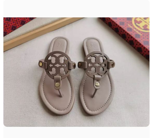 2021 Summer New Genuine Leather Flip-Flops Women's Casual Versatile Flat Flip-flops Beach Wear Small Fragrance Style