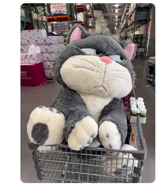 Costco Lucifer Doll Cat Doll Plush Toy Cat Pillow Doll Sleeping Bed Birthday Gift