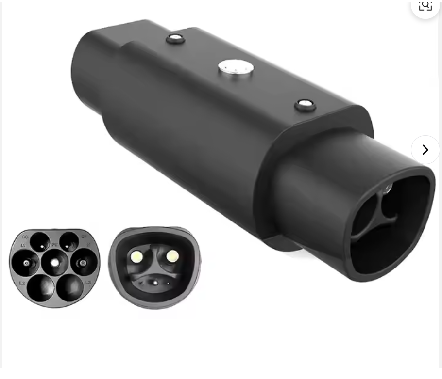 Tesla to GB/T Converter EV Charging Adapter AC 250V 32A Single Phase Tesla Charger Connector for Tesla Model 3//X/Y/S