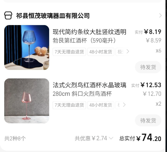Modern simple striped big belly vertical stripes transparent glass red wine glass home party wine high foot champagne glass