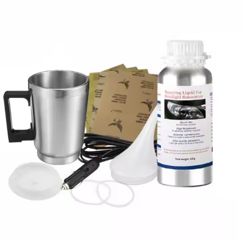 C0411 Headlight Polisher Car Renovator Headlights Polishing Liquid Polymer Chemical Polishing Car Headlight Restoration Kit