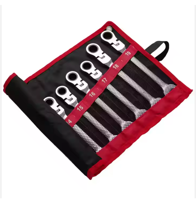 Customized Industrial Inch Double Head CR-V Combination Wrench Set Metric Torque Wrench Spanner Set Hand Tool Ratchet Wrench