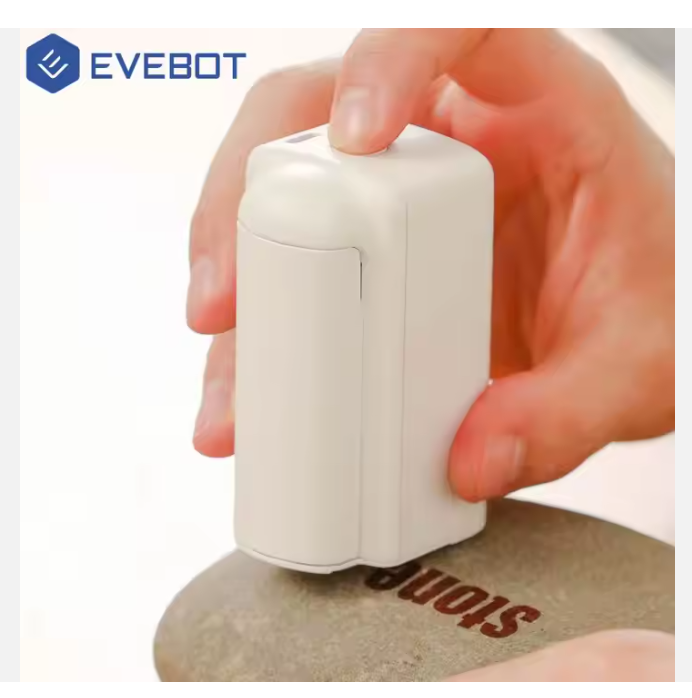 Evebot Hot selling Portable Printpods with Skin Red Ink Cartridge Mini Date Acrylic inkjet Printers Easy to clean tattoo diy