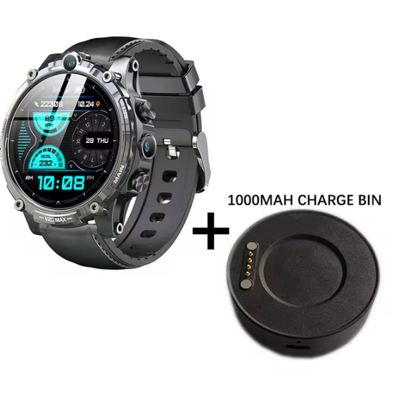 2023 New 4G Smart Watch Support SIM card 4GB 128GB 1.6 inch IPS Screen GPS Wifi 1000Mah Li-Battery Smartwatch Heart Rate Camera