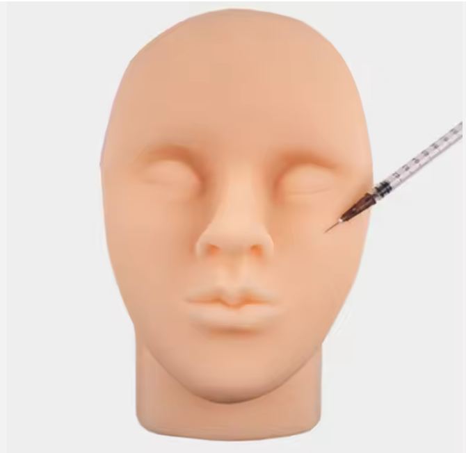 Vivid Face Human Body Suturing Model Suture Training Face Injection Practice Silicone Head Model Face Anatomy Model Injections