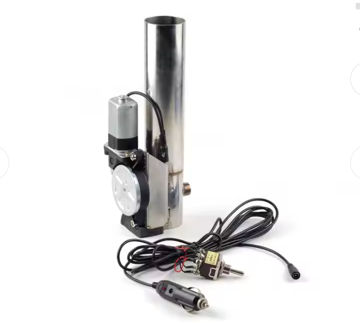 Universal 2/2.25/2.5/3 Inch Electric Exhaust Straight Pipe Valve Exhaust Muffler Exhaust Cutout Switch Control Car Accessories