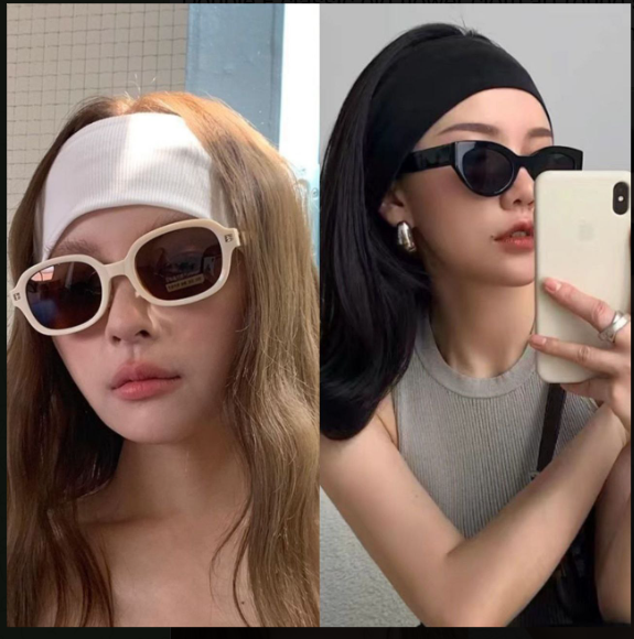 Bella custom cotton elastic hairband fashionable sports sense European and American elastic 100 knitted fitness headband sweat absorption