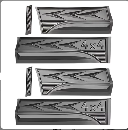 Door Cladding Side Body Moulding Trim Molding Trims Strip Protector Guard Bonnet Scoops Cover for Great Wall Poer Cannon