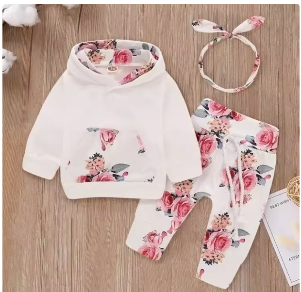 New Baby Girl Clothes Set Autumn Winter Toddler Girls Clothes