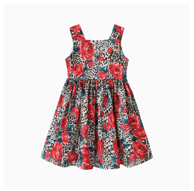 Girls' fashionable princess skirt spring and summer 2020 new girls' dress baby girl suspender skirt European and American children's clothing