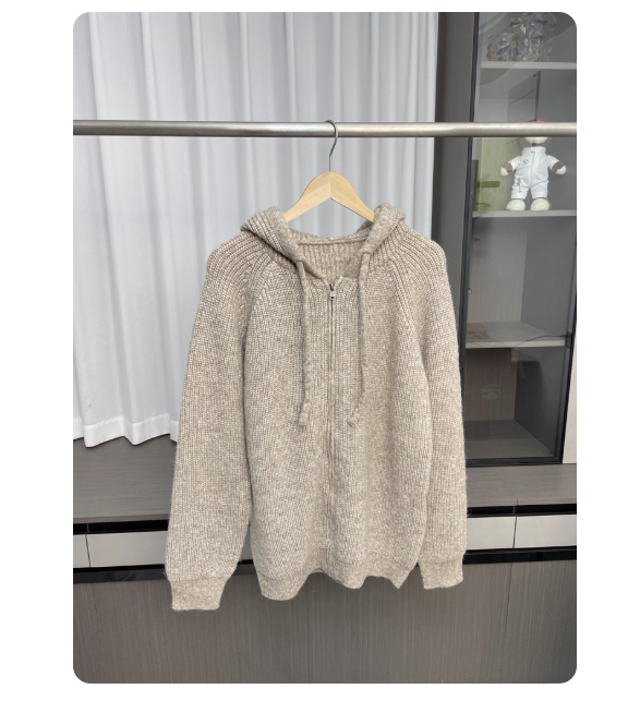 Take Spanish bud orders! Autumn and winter men's foreign trade hooded sweater INS style lazy all-match pullover sweater