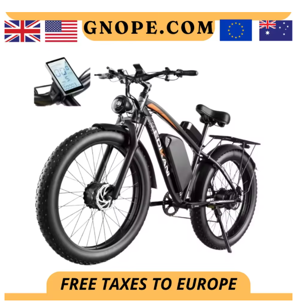 2024 New Electric Bike for Adult 2000W Peak 2500W Dual Motor Ebikes 23Ah 35MPH Fastest Ebike 26x4.0 Fat Tire All Terrain Electri