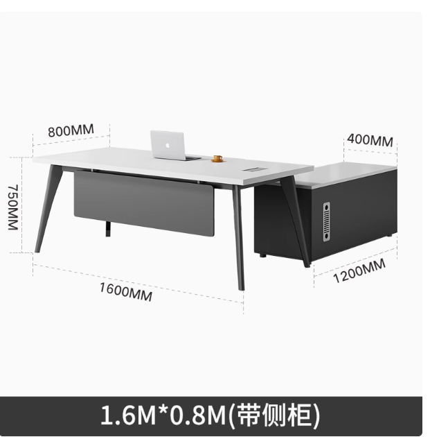 Office desk boss desk simple modern manager desk chair combination supervisor atmosphere office large desk