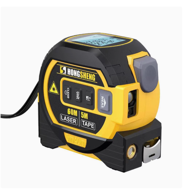 Laser tape measure infrared distance meter electronic measuring ruler intelligent digital display tape measure three in one room measuring instrument