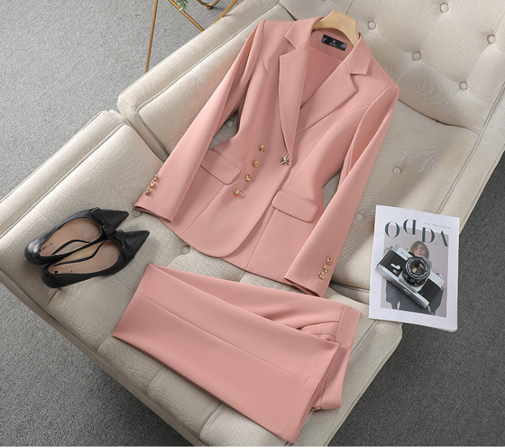 2024 professional suits for women autumn temperament fashion slim executive suits business commuting formal wear manager work clothes