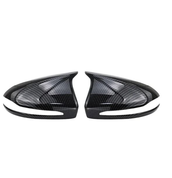 Carbon Fiber Look Door Mirror Cap Covers for Mercedes B C E S CLS GLA GLB GLC W205 W247 H247 X247 X253 C253 W222 C217 W213 C257