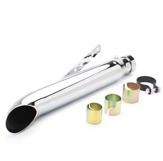 Motorcycles Slash Cut Exhaust Muffler Pipe for 1-3/8", 1-1/2", 1-5/8" and 1-3/4" Chopper Cafe Racer Silencer