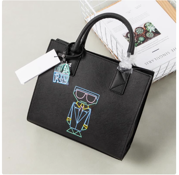 Light luxury American K'er new product ladies OL temperament versatile cartoon character printed shoulder bag handbag tote bag