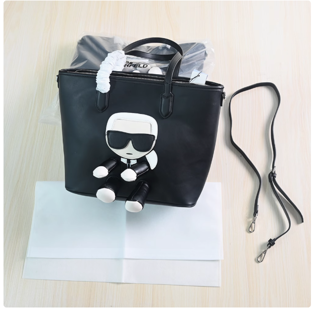 American K-er quality fashion all-match temperament large portrait three-dimensional calf large capacity shoulder handbag messenger bag