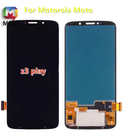 Original XT1929 - 15 For Motorola Moto Z3 Z3 Play LCD Touch Screen Digitizer Assembly Replacement Display Free Tools XT1929-6