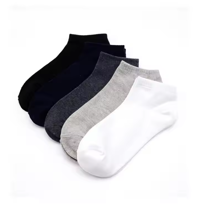 Custom Summer Cotton Man Short Socks Fashion Breathable Men Boat Socks Comfortable Casual Ankle Socks
