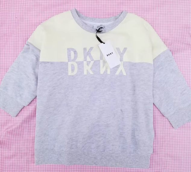 DK clearance sale, non-refundable terry girls sweatshirt