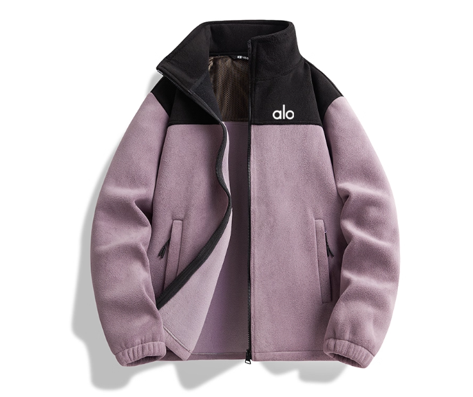 alo graphene fleece jacket men and women plus velvet warm outdoor sports cardigan jacket liner Sichuan Tibet jacket
