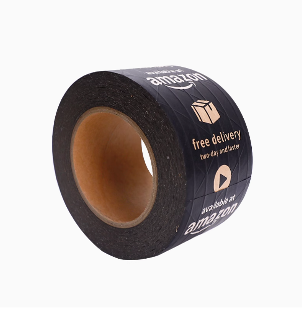 Amazon export special tape water-free high viscosity clip kraft paper tape packing sealing tape can be customized