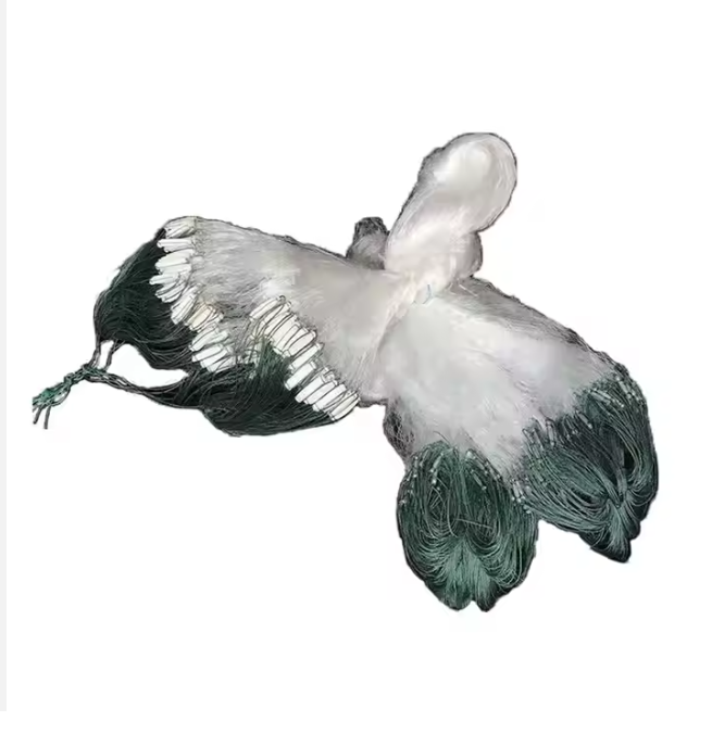 Factory Price Nylon Monofilament 0.18MM Three Layers Float & Sinker Completed Fishing Net Filet Maillant Trammel Gill Nets