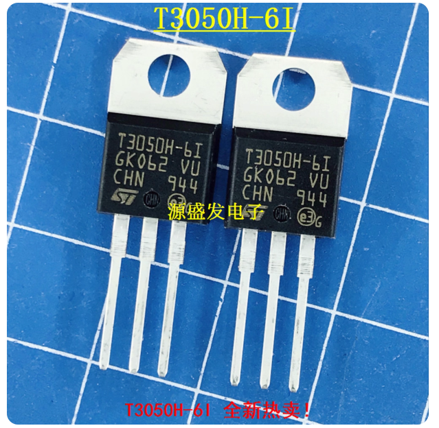 T3050H-6I Bidirectional Thyristor 600V 30A TO220 - Available for immediate sale.