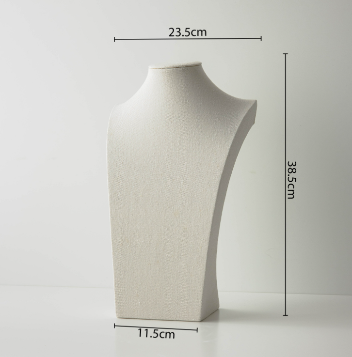 Walnut wood jewelry display rack, bracelet and beaded jewelry rack, ring and jewelry tray, necklace mannequin display combination