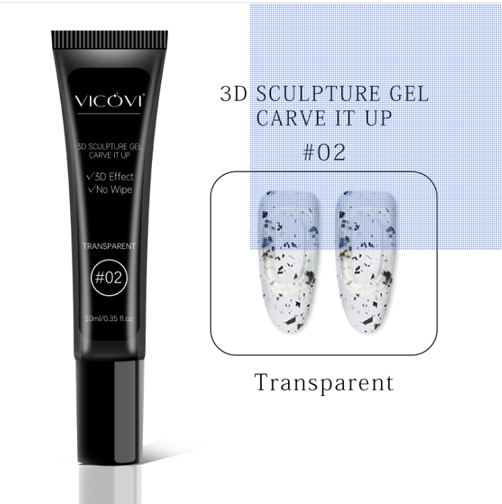 3D gel nail art sculpture gel nail glue three in one no wipe gel factory waterproof functional gel nail polish