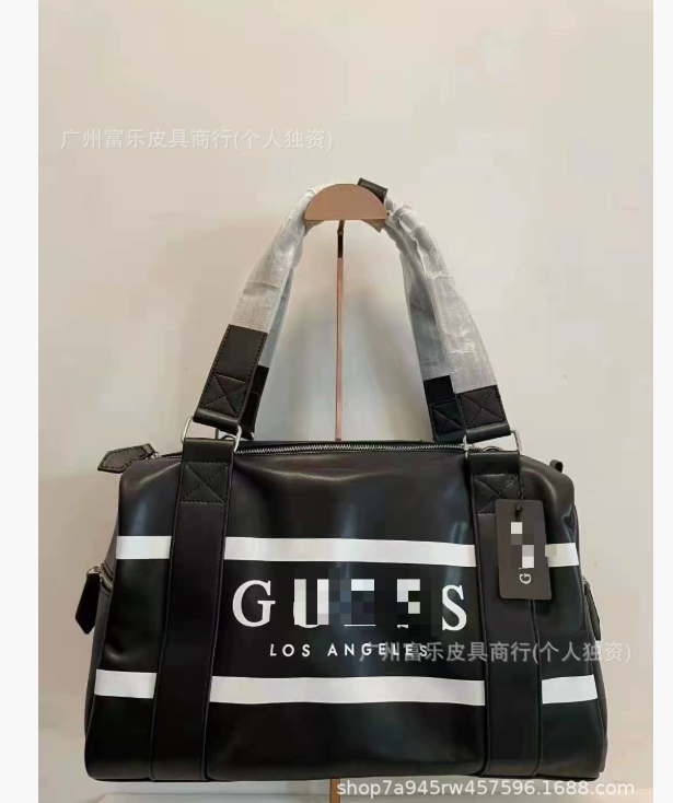 Gs Guess 2025 European and American Color-Blocked Letters Large-Capacity Handbag Luggage Bag Travel Bag Shoulder Crossbody Women's Bag
