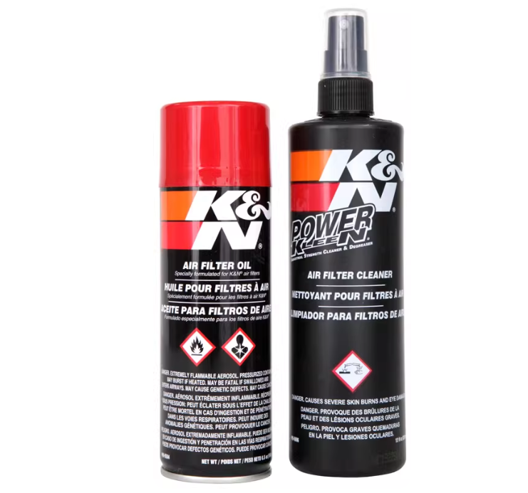 KN cleaning fluid care oil set mushroom head cleaning agent KN high flow style cleaning care air filter cleaning agent