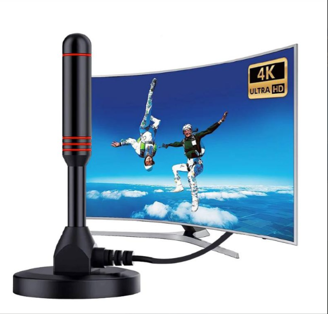 New 250 Miles 4K Digital TV Antenna With Amplifying Signal Function 1080P HD Smart Indoor TV Antenna